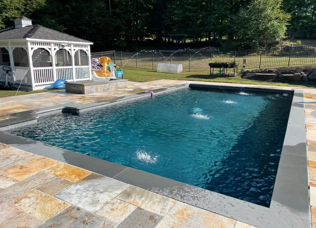 Modern rectangular pool